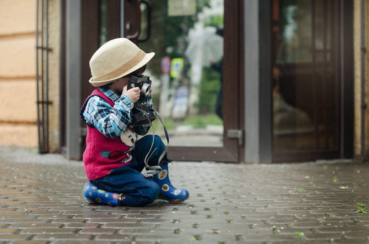 Image - camera boy hat kids baby kid