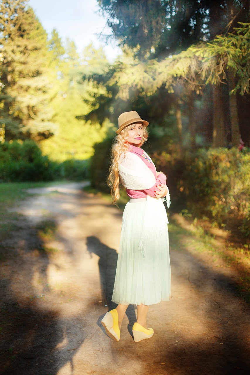 Image - woman sun park nature vintage