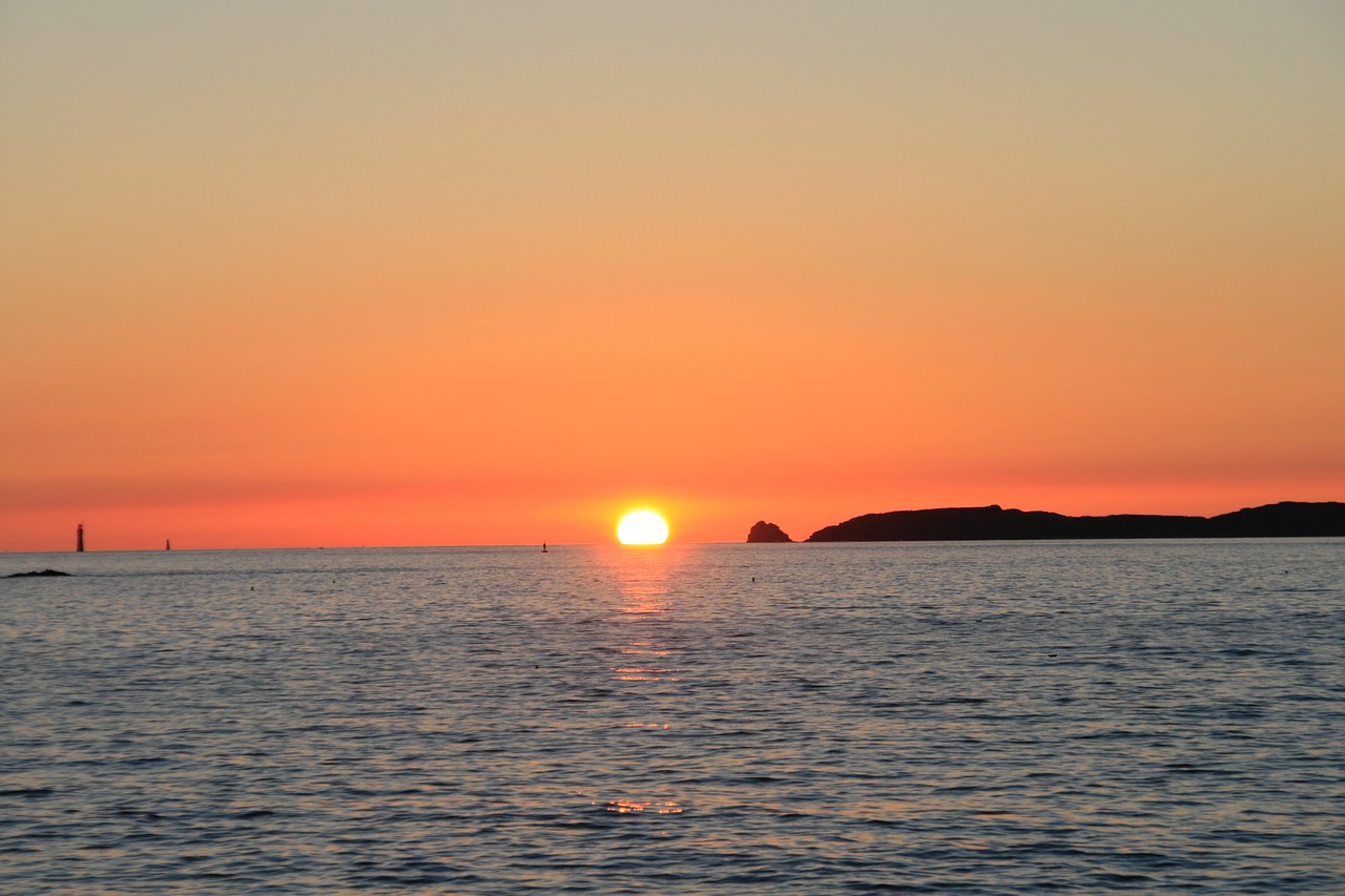 Image - sun sunset sea summer landscape