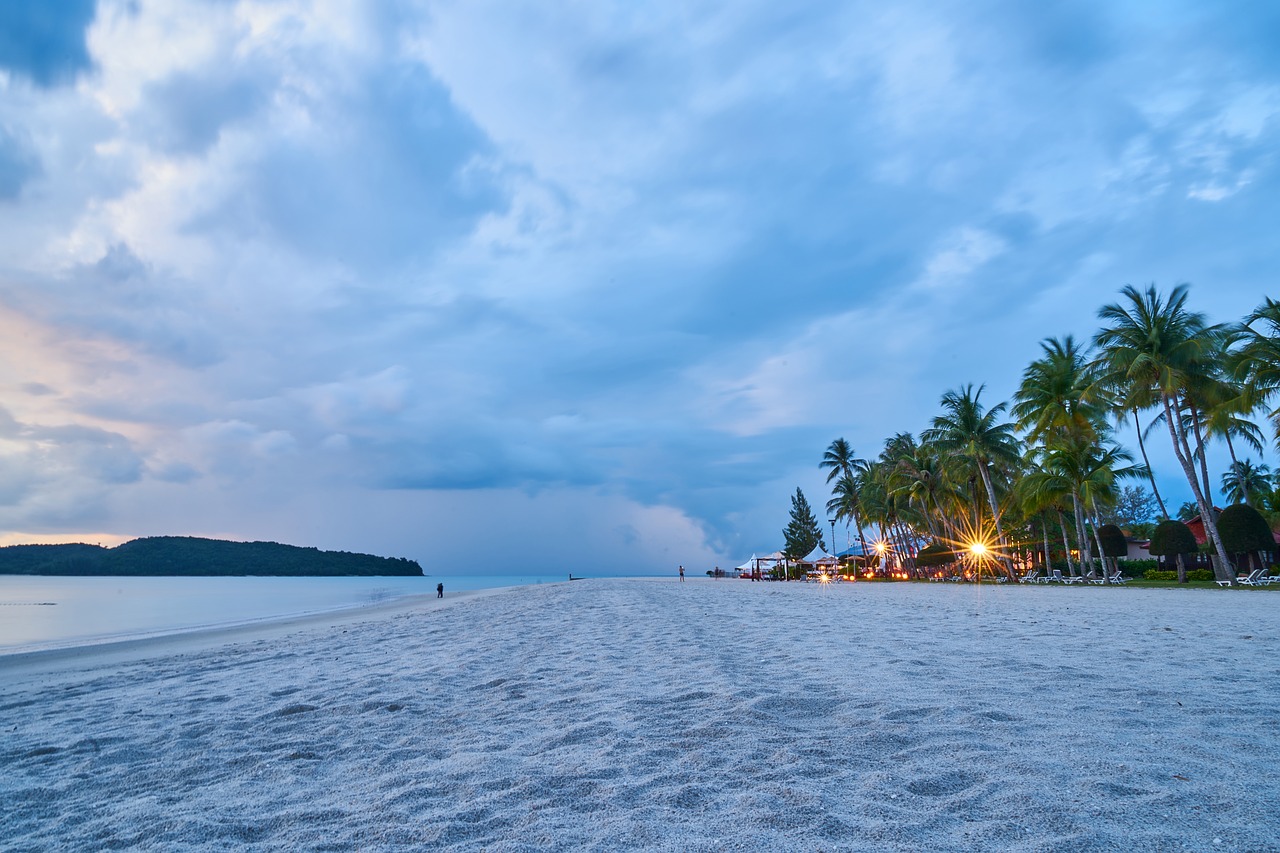 Image - ada beach solar clouds marine sky