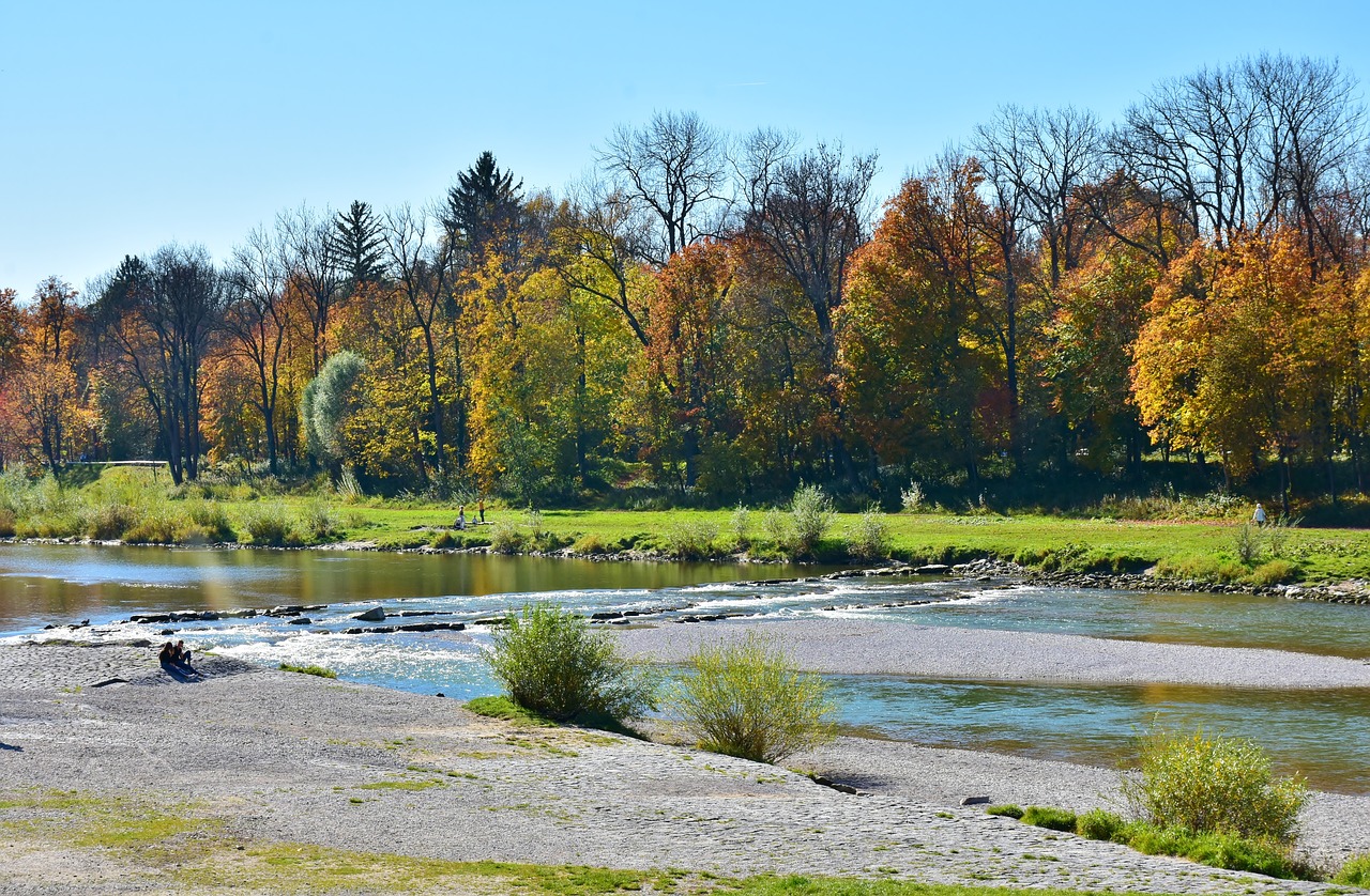 Image - river water autumn nature flow