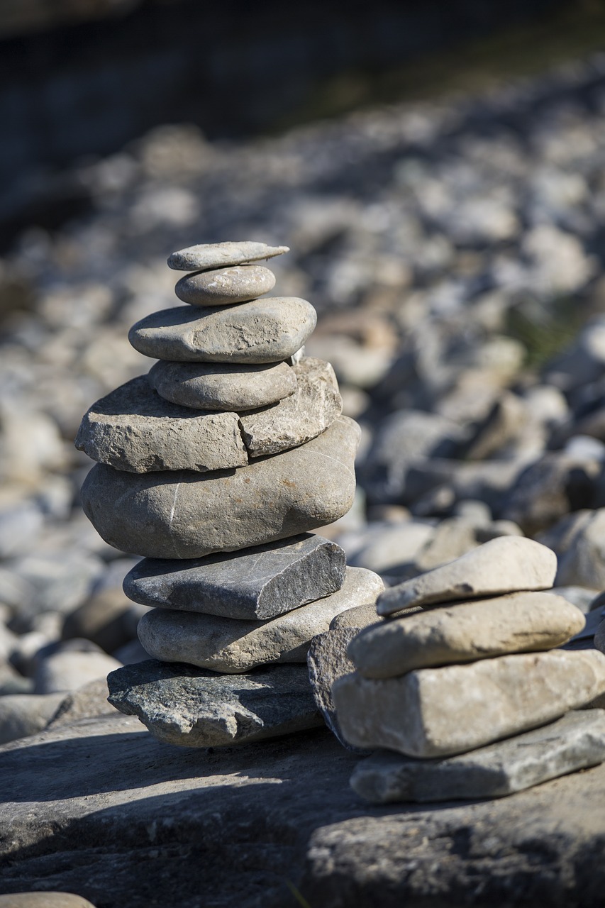 Image - stones artwork stone figure nature