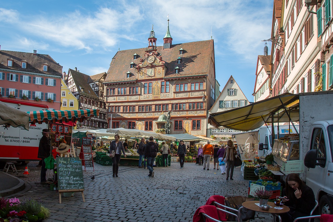Image - tübingen town hall marketplace