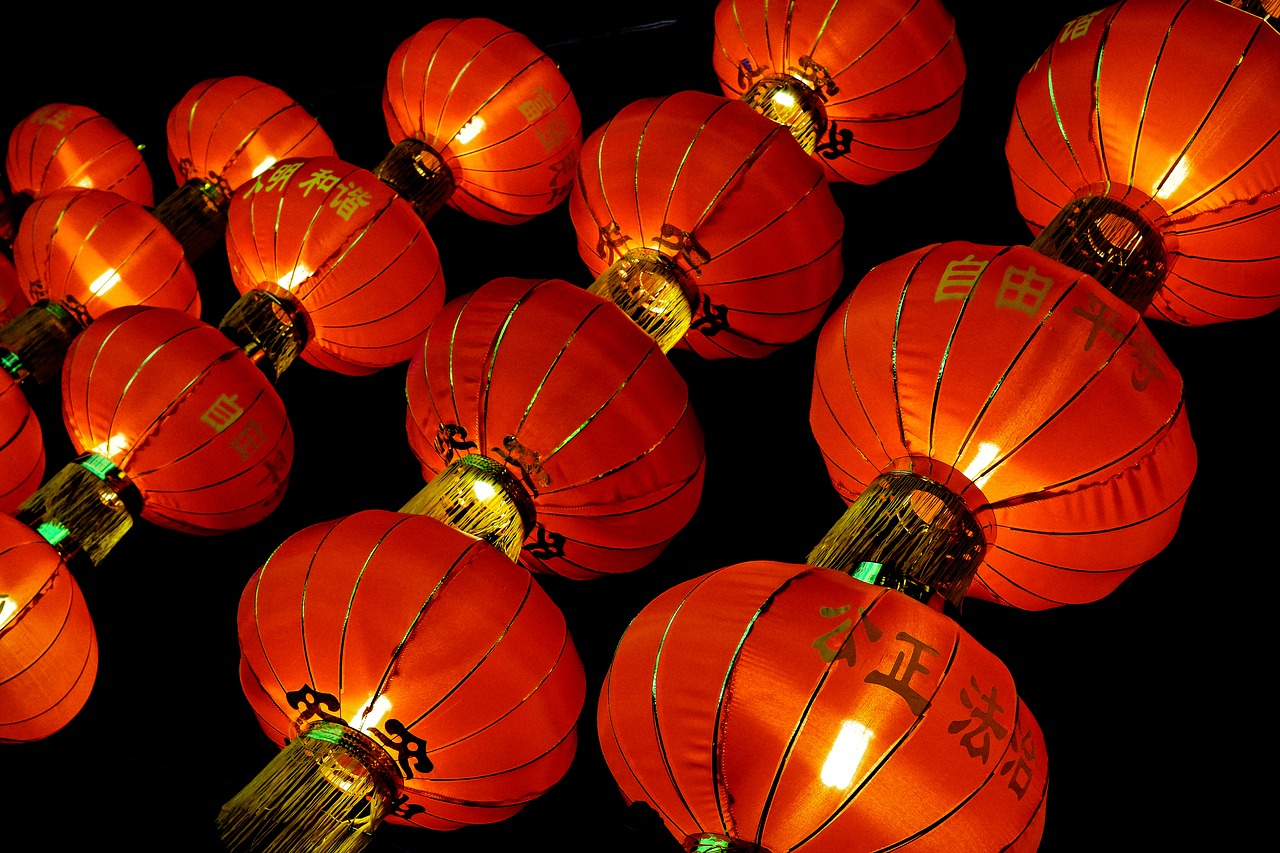 Image - the mid autumn festival lantern red