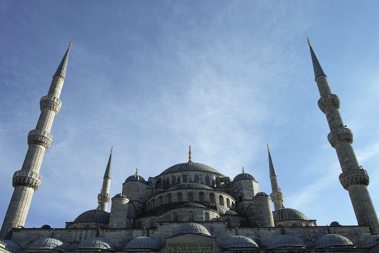 Image - cami minaret high istanbul turkey
