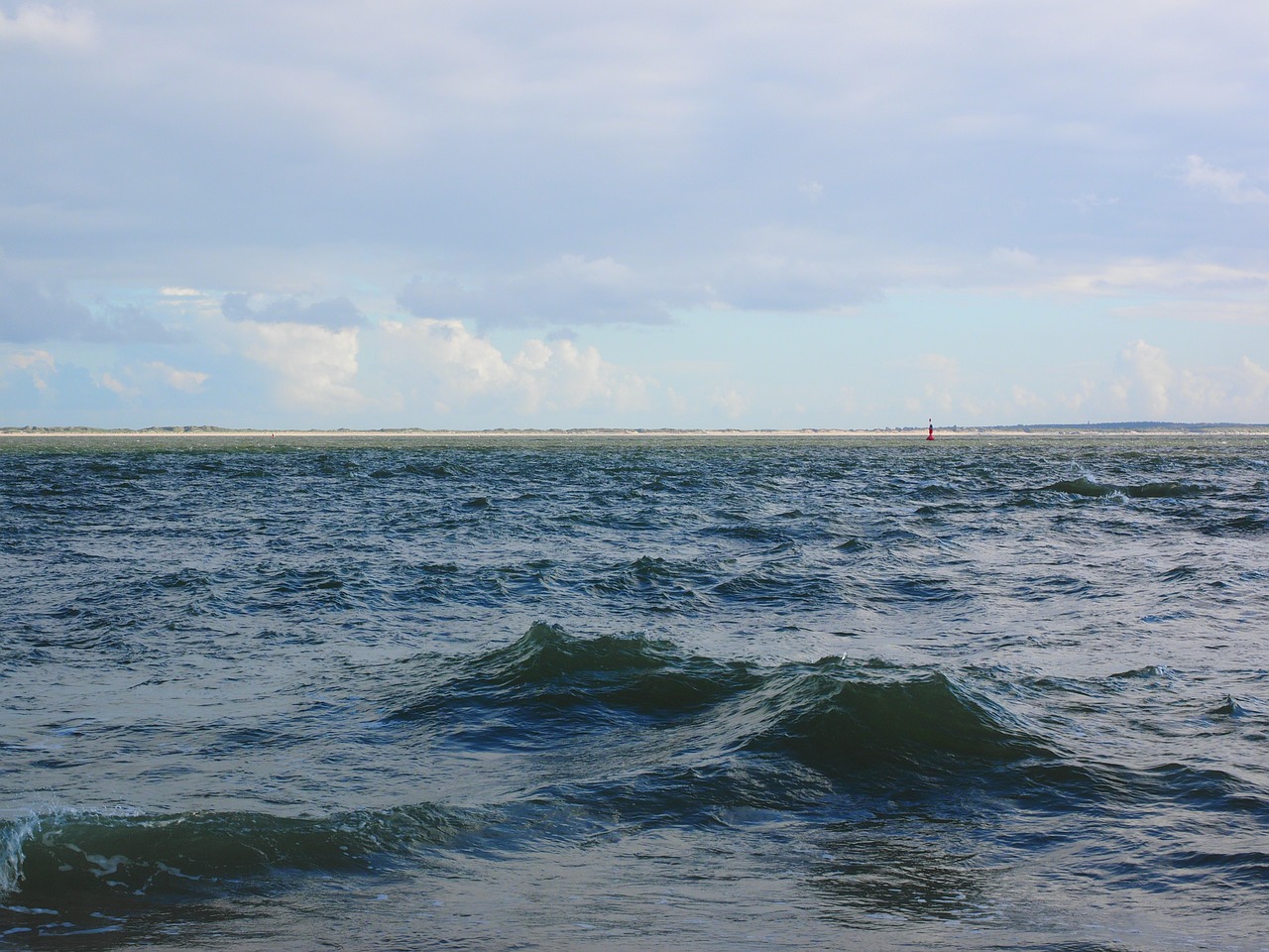 Image - water wave flow dangerous sylt