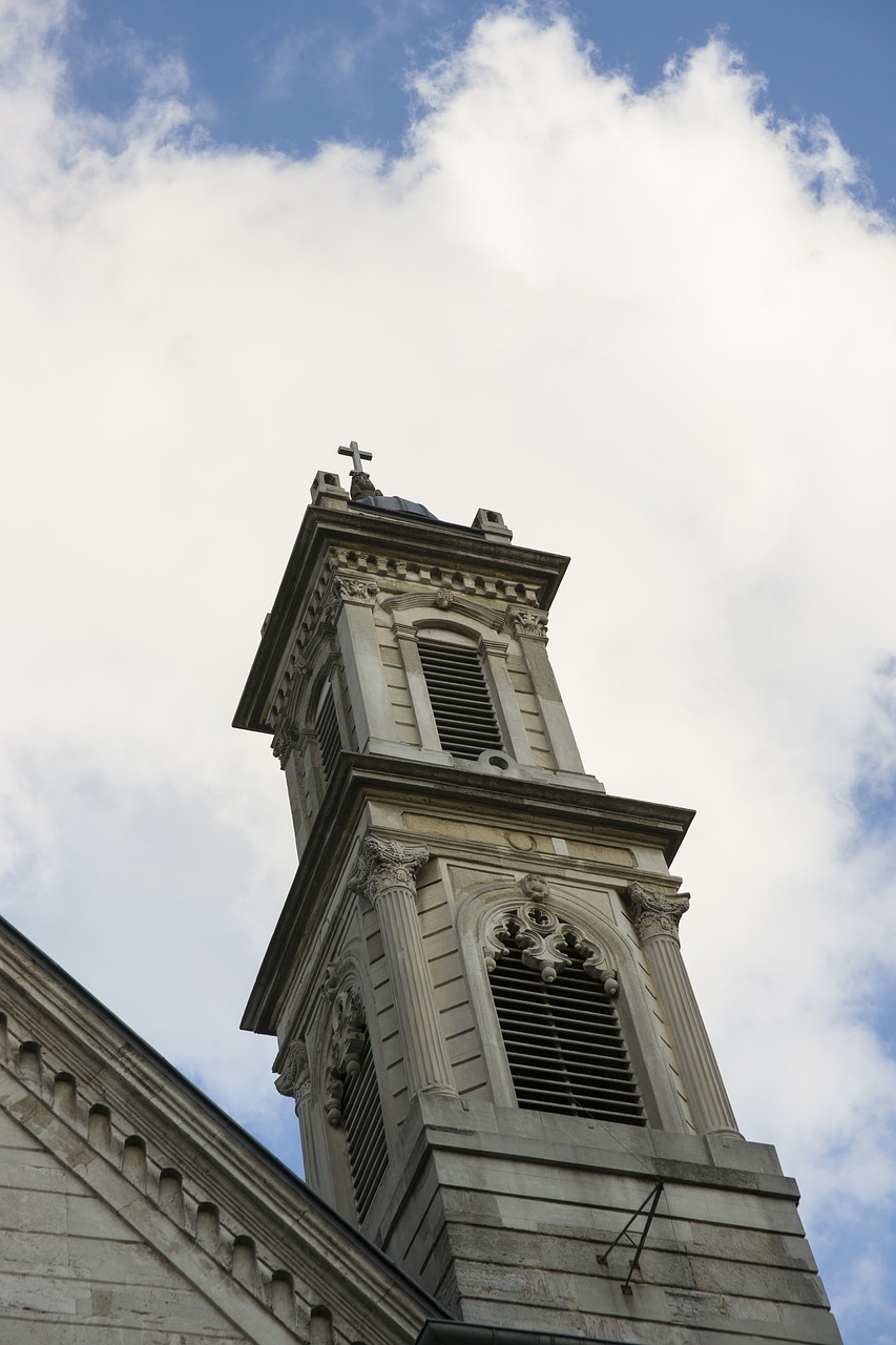 Image - church tower bell jesus