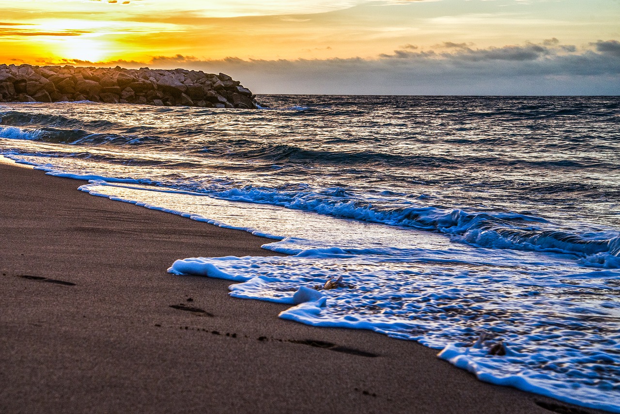 Image - mar sunset beach africa eventide