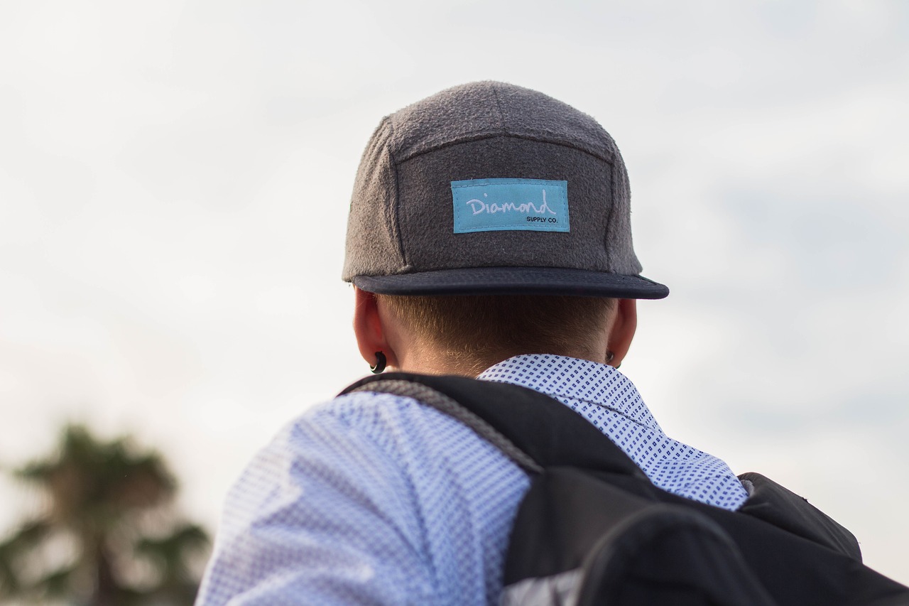 Image - cap guy happy model portrait