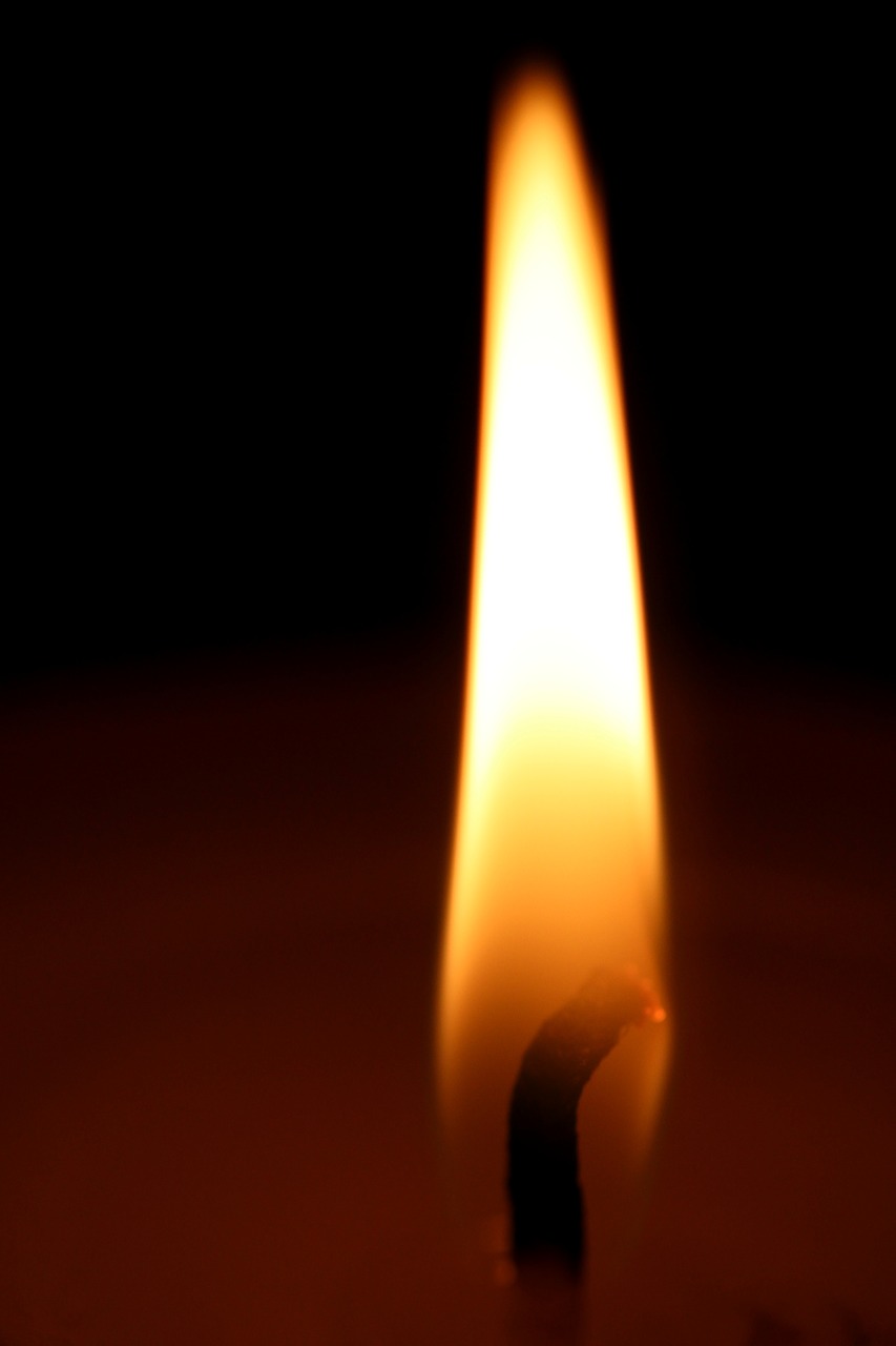 Image - flame wick candle light burn heat