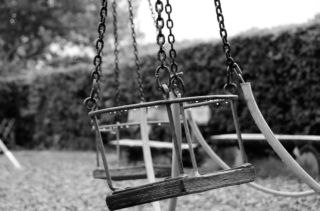 Image - swing black and white expressive