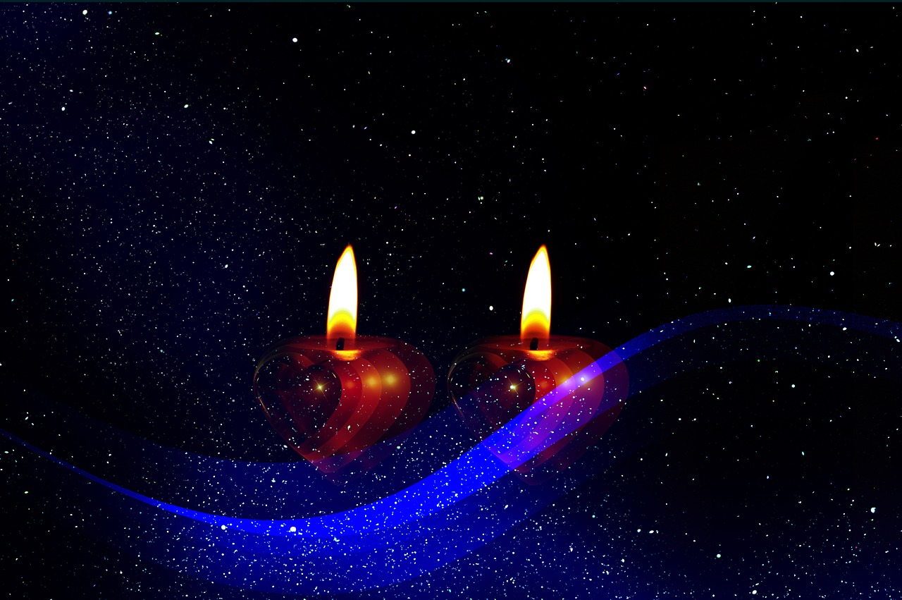 Image - candle advent second christmas eve
