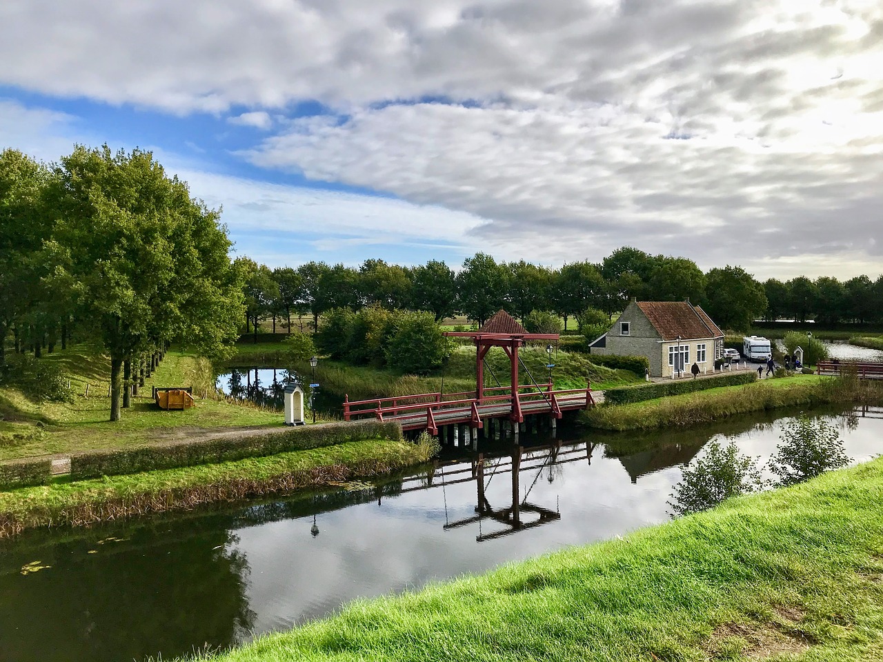 Image - drawbridge historic bourtange 1742