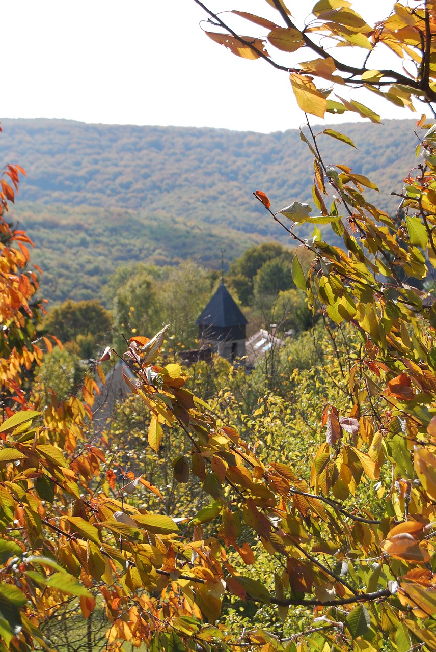 Image - fall bell tower village