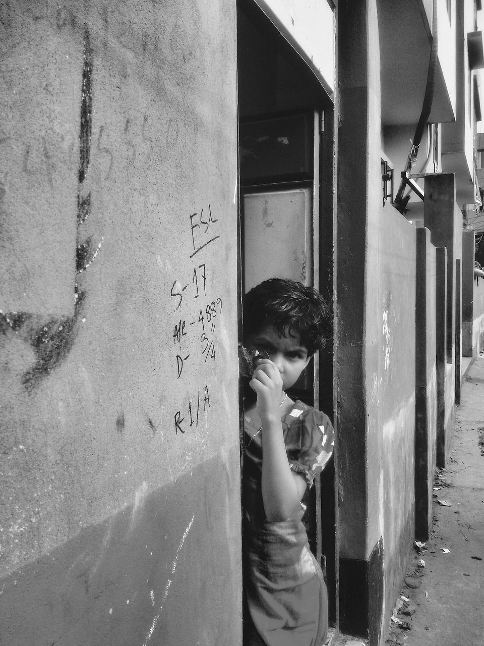 Image - girl street dhaka urban city