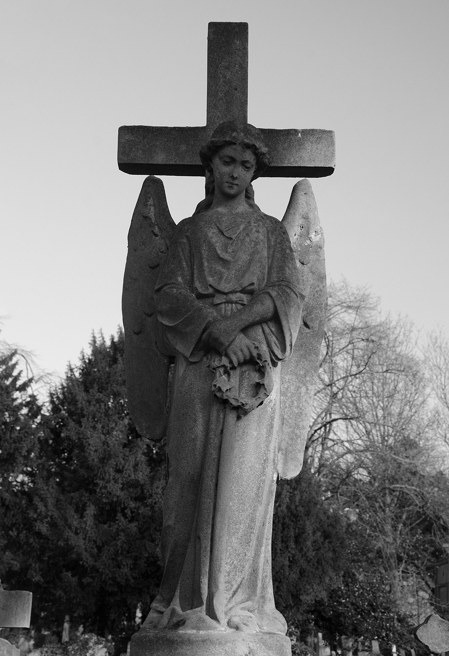 Image - angel grave cemetery religion