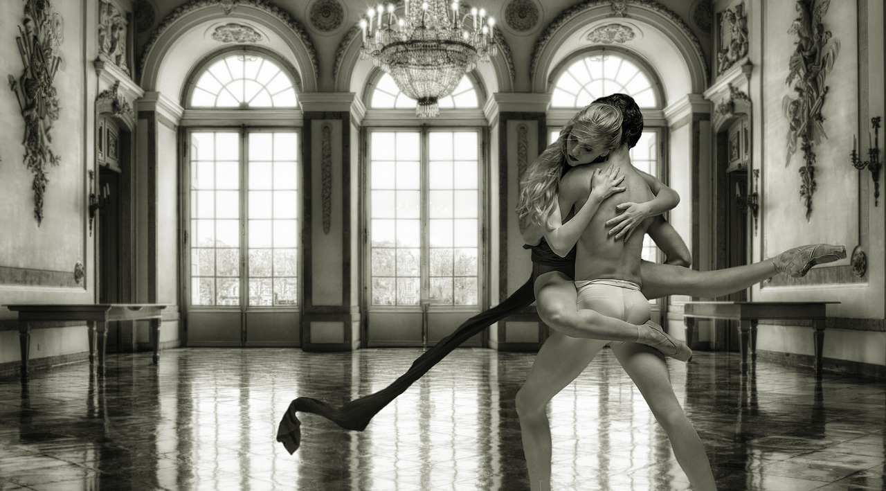 Image - ballerina ballroom dancers human