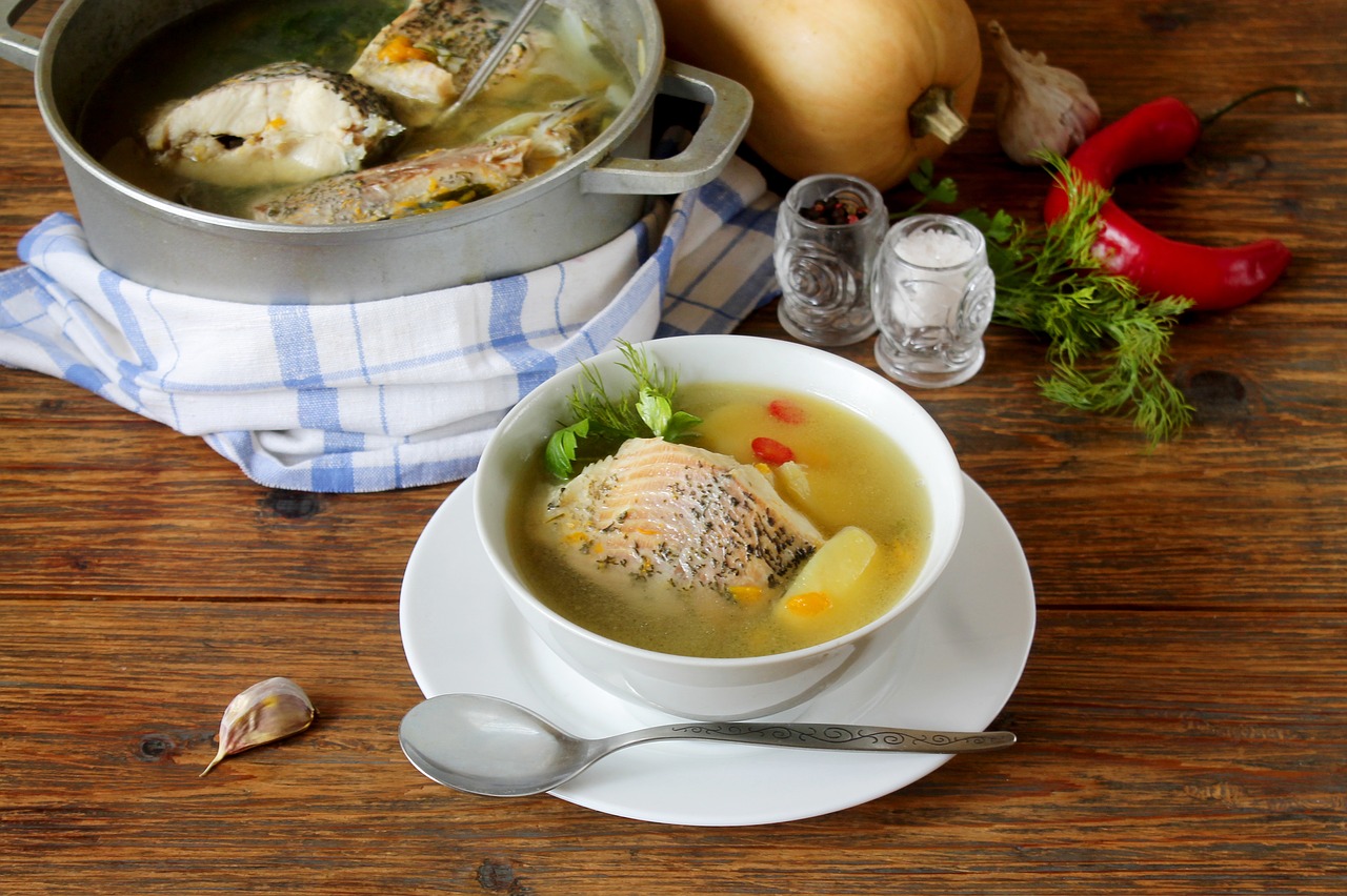 Image - fish soup soup with pumpkin