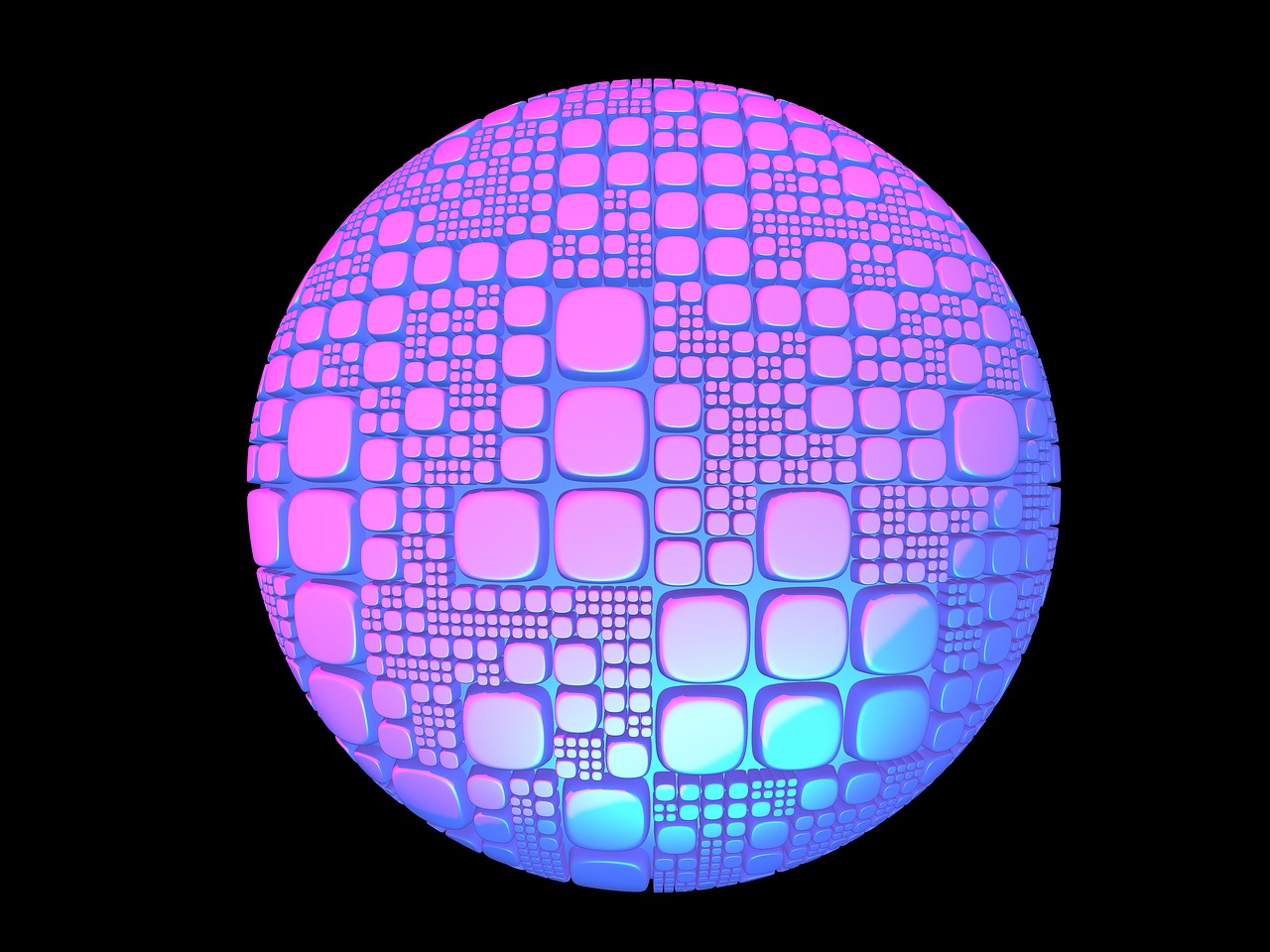 Image - sphere 3d futuristic geometric