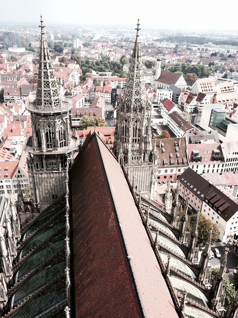 Image - view ulm cathedral panorama ulm