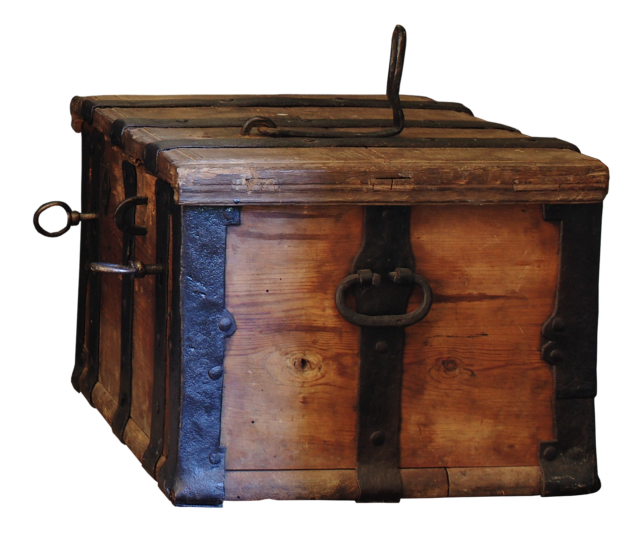 Image - chest travel chest wood old