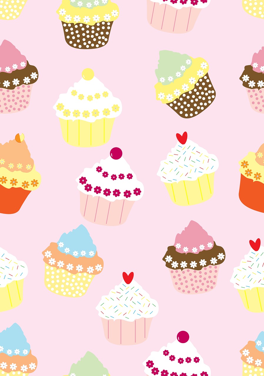 Image - cupcakes wallpaper paper background