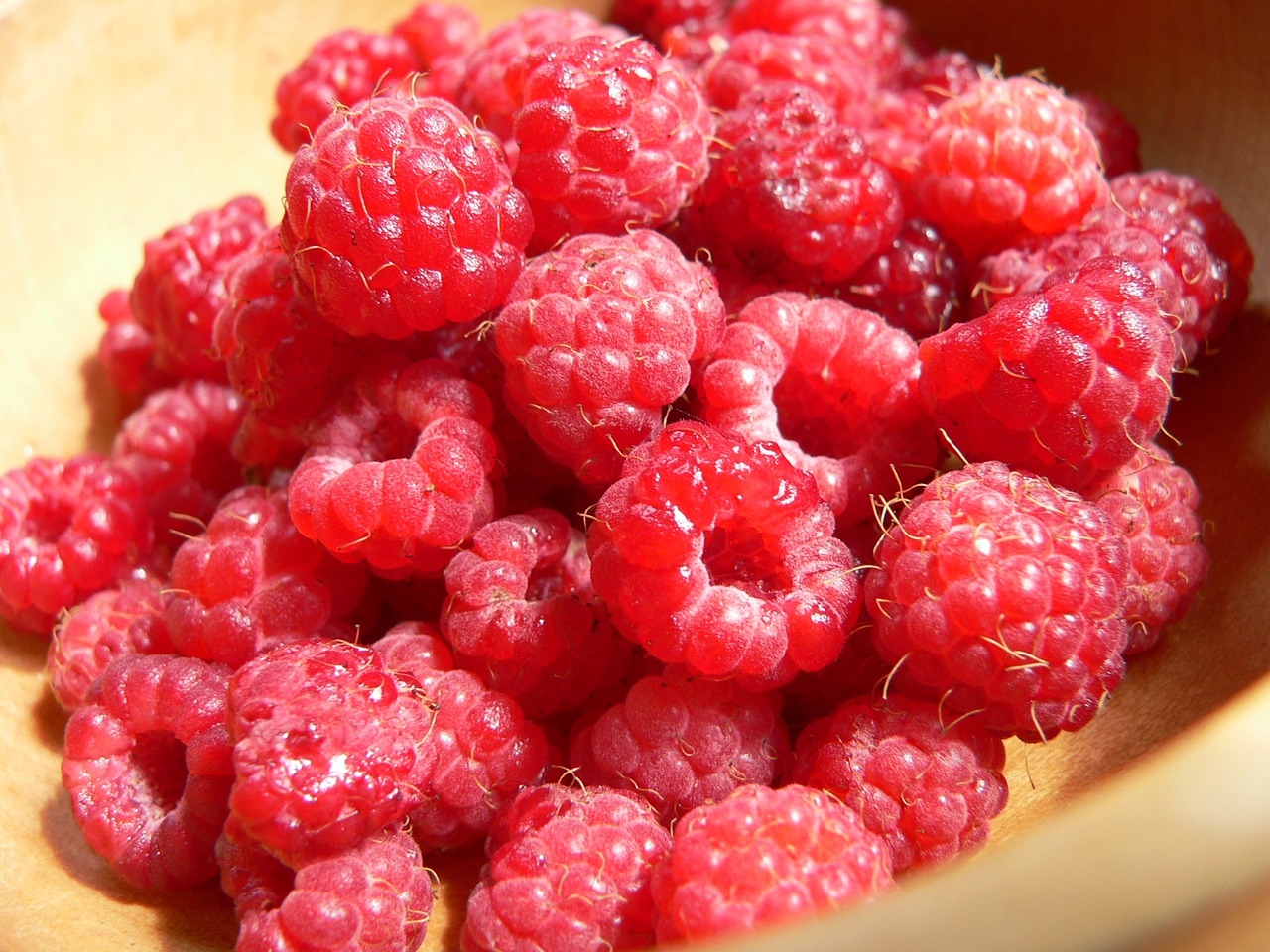 Image - raspberries berries berry forest