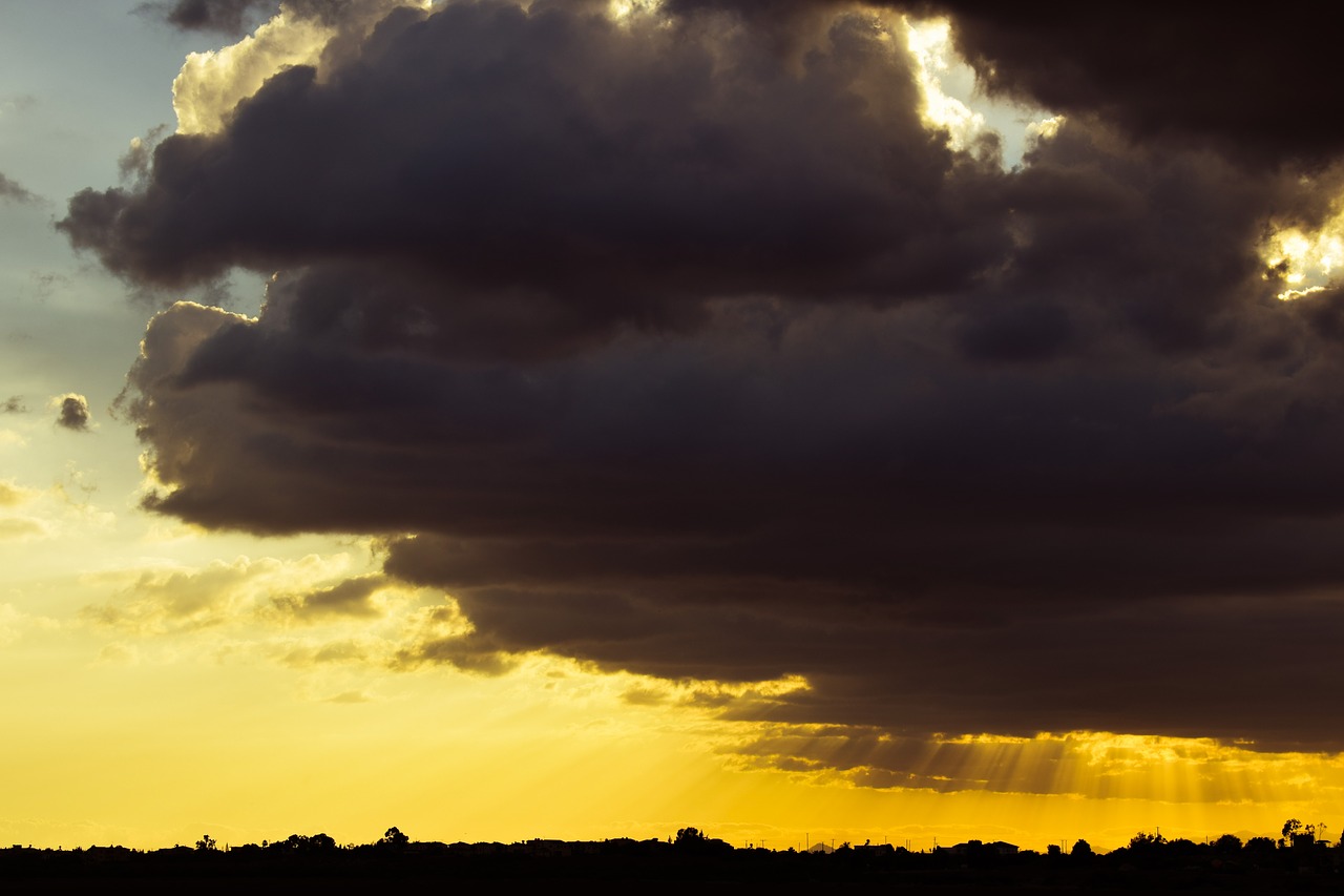 Image - clouds black sky stormy weather