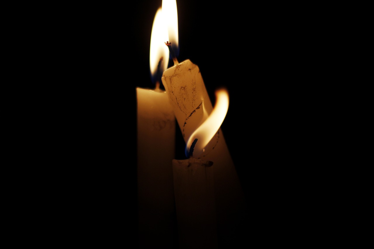 Image - candle fire calls heat burn light