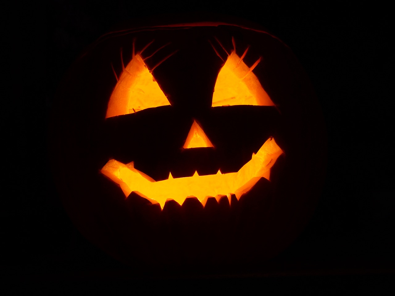 Image - pumpkin helloween face autumn