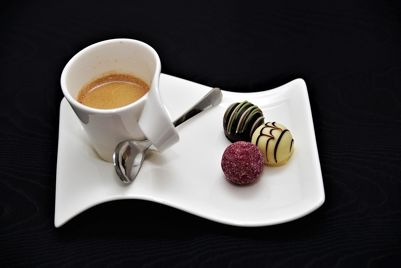 Image - espresso coffee chocolates cup