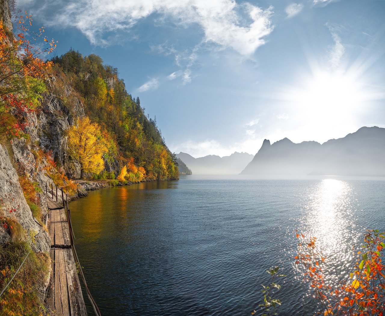 Image - lake traunsee austria autumn