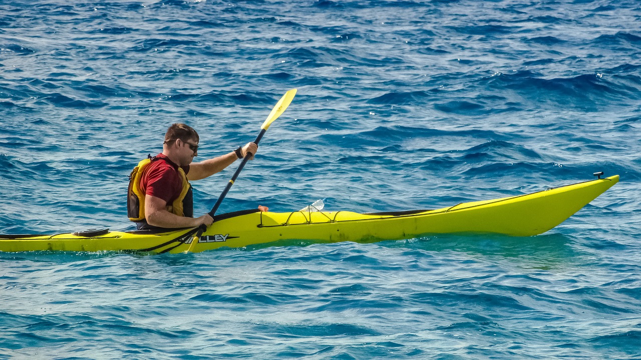 Image - canoe kayak athlete effort activity