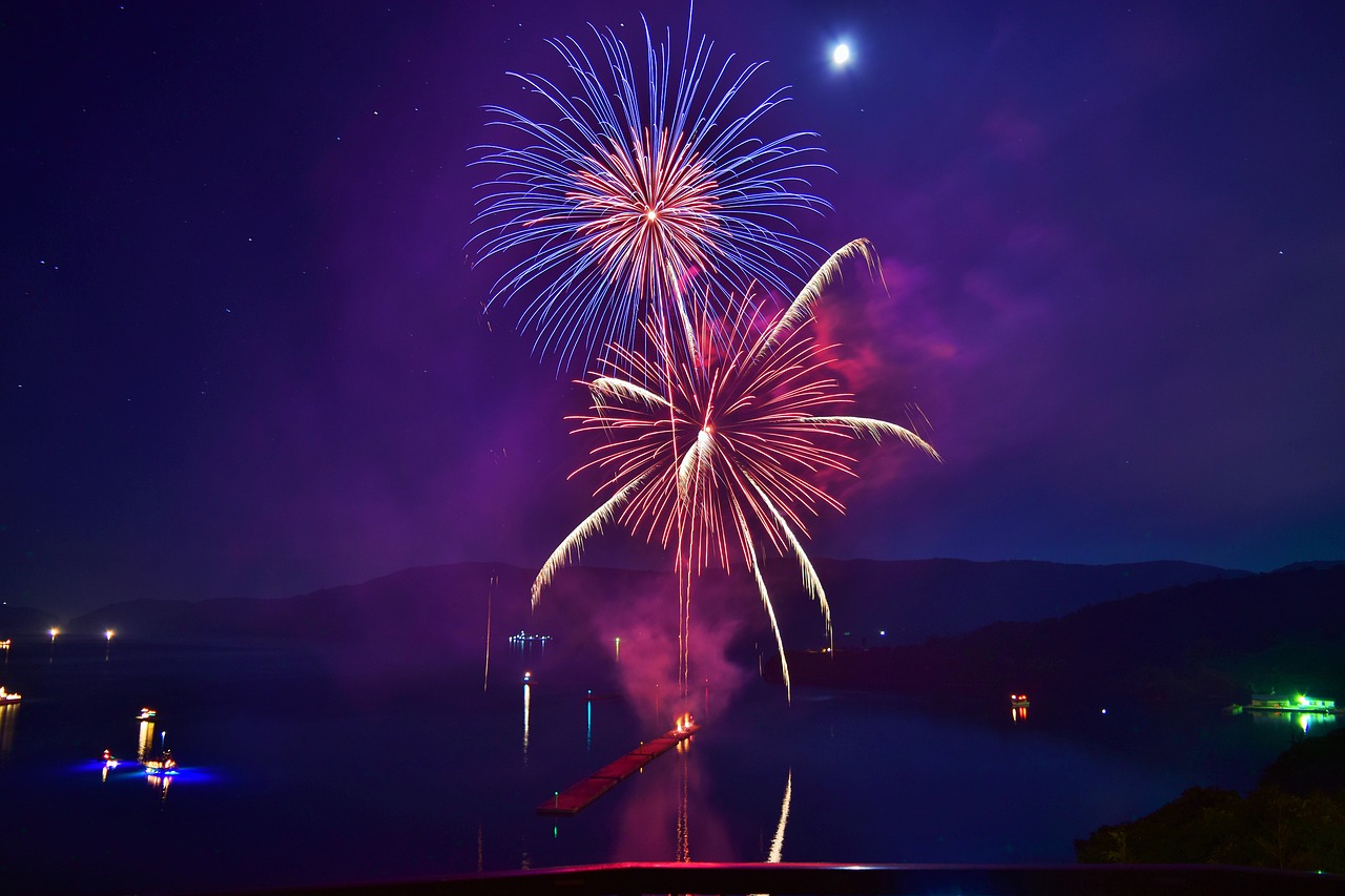 Image - fireworks oki islands japan