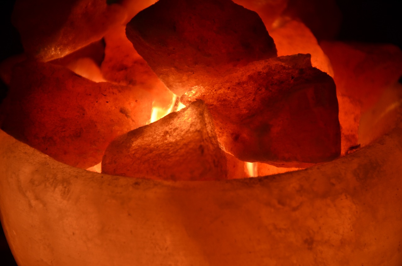 Image - lamp pink salt himalayas