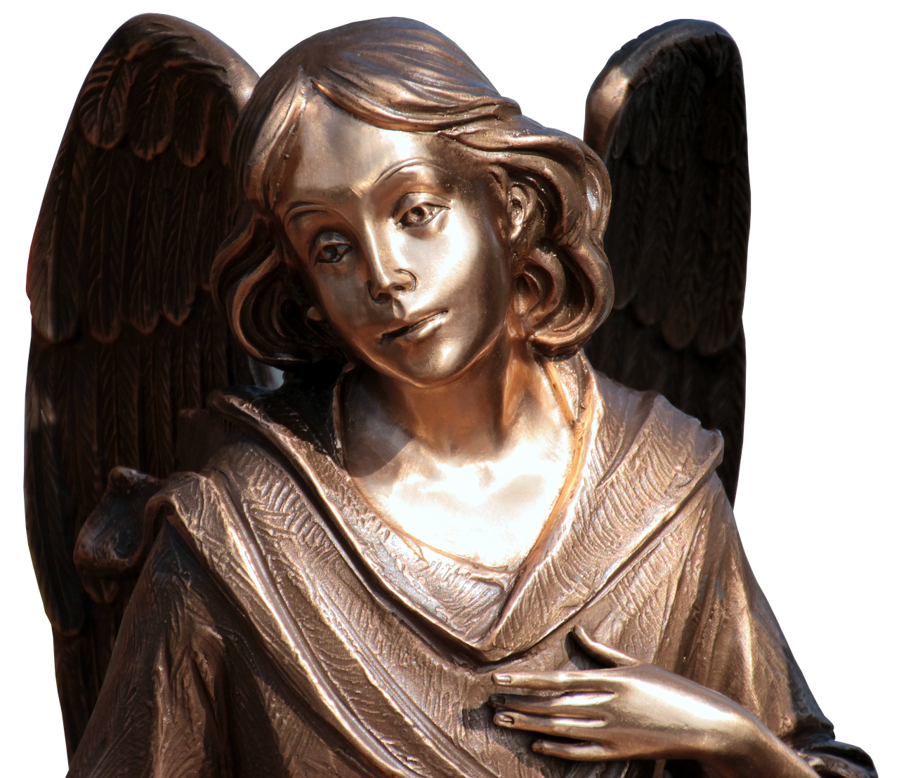 Image - angel metal wing figure art