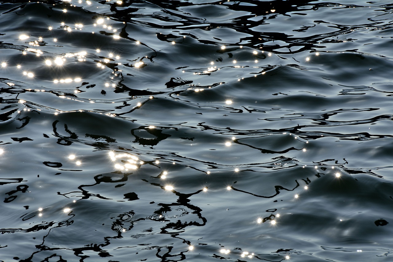 Image - water sparkle sunlight back light