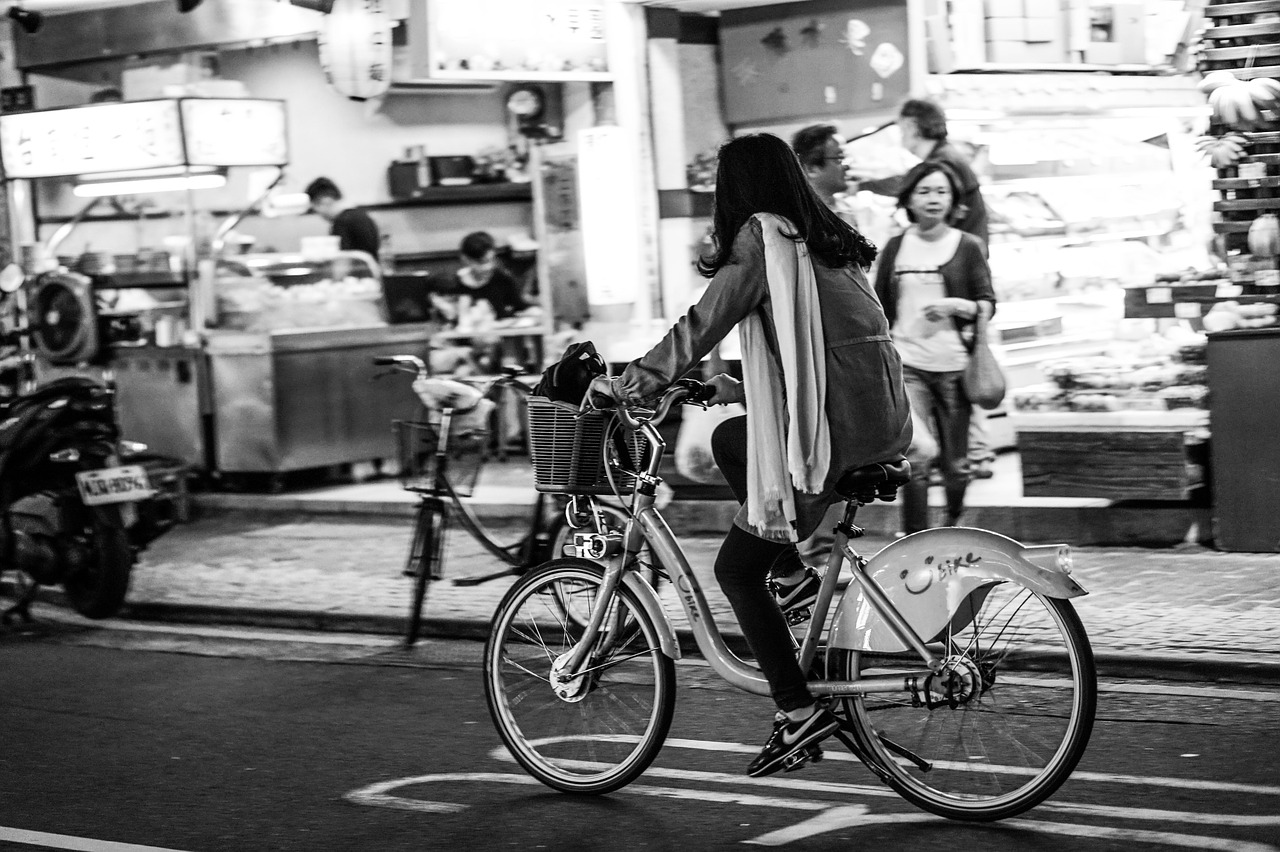 Image - bike girl taiwan bicycle female