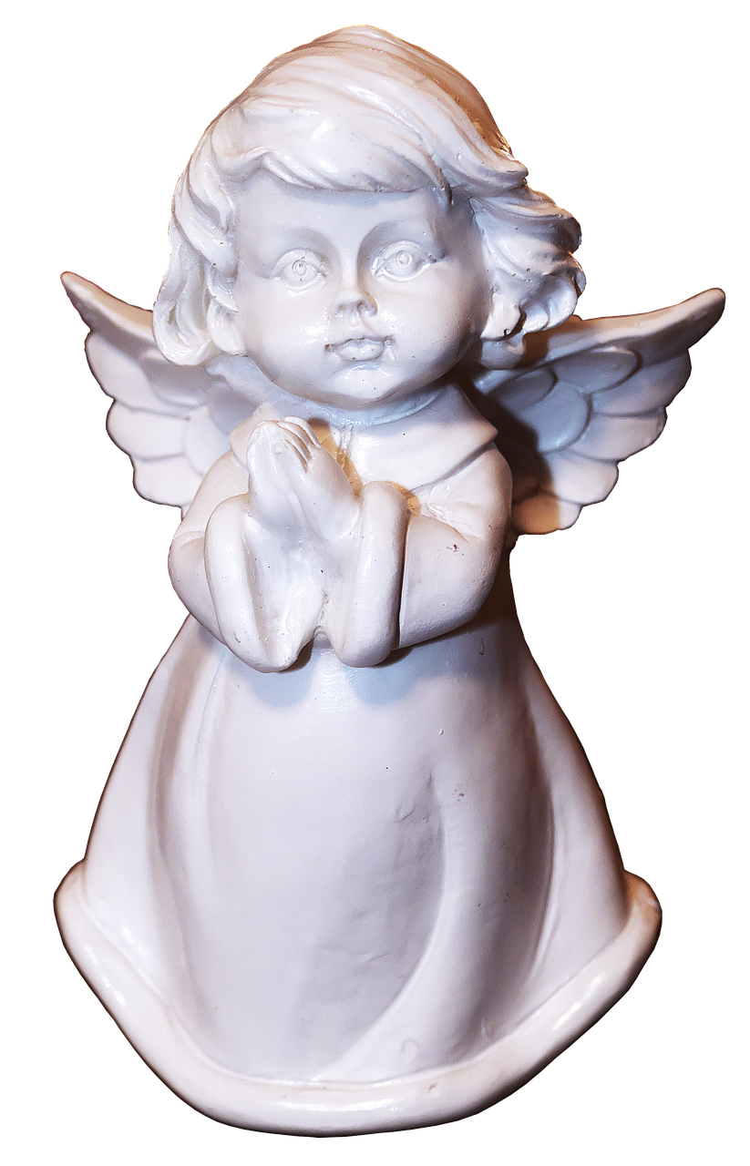 Image - figure angel cherub ceramic female