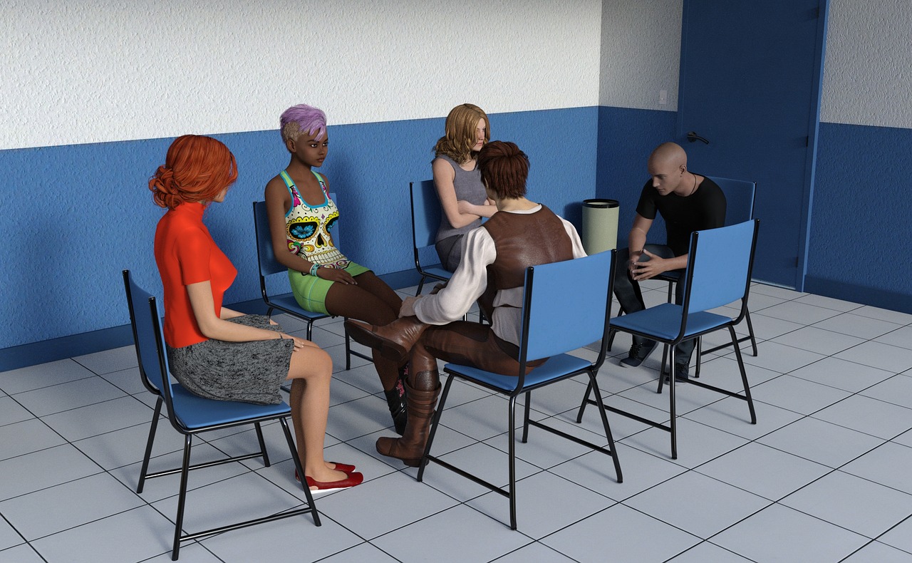 Image - psychotherapy session group meeting