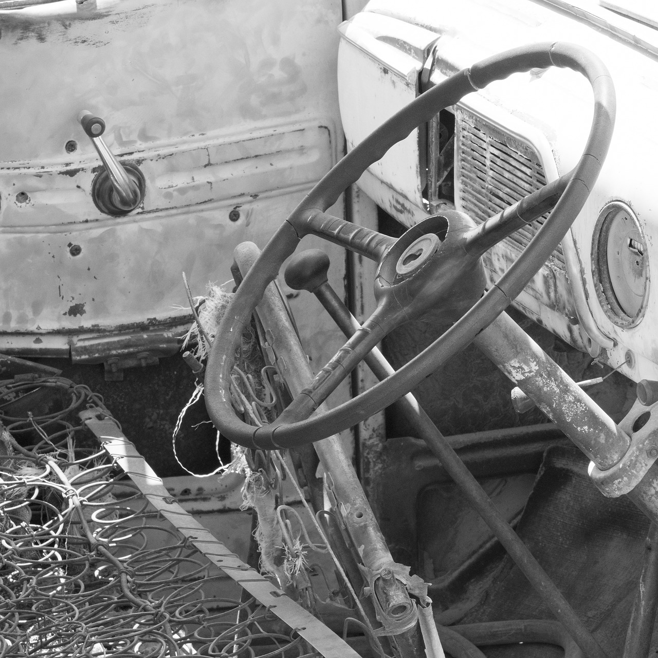 Image - auto wreck leave scrap oldtimer