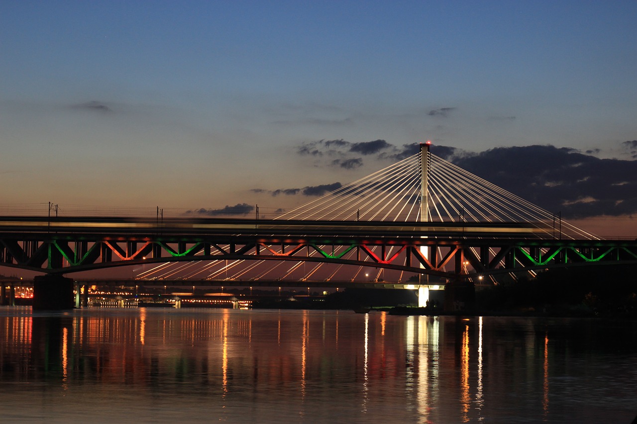 Image - warsaw bridge wisla poland