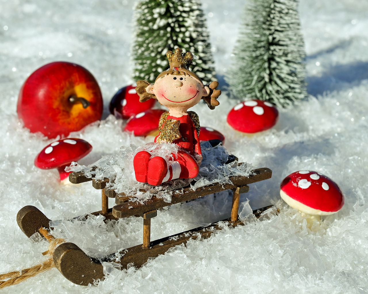 Image - christmas angel figure sweet funny