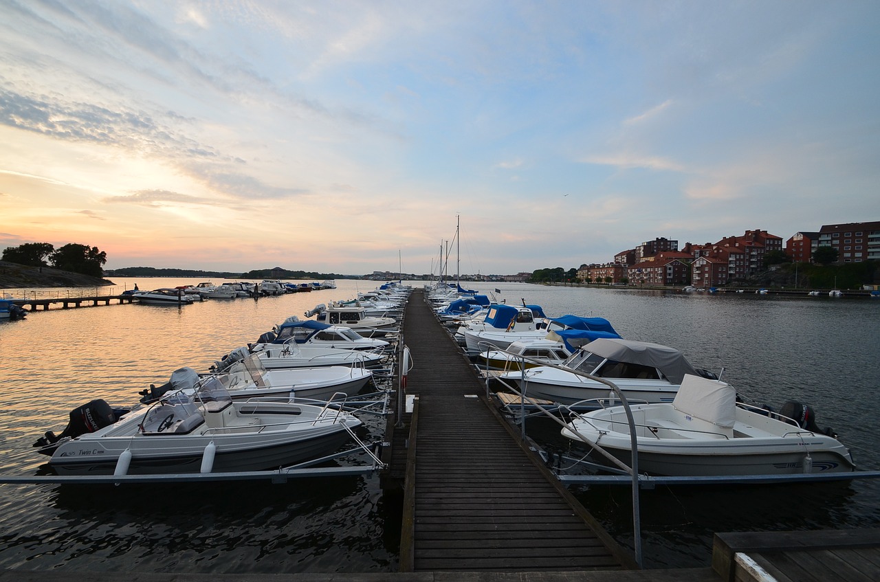 Image - boats view haven sea boat