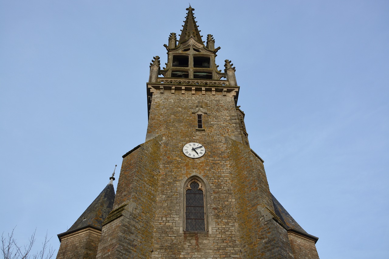 Image - church acigné bell tower brittany
