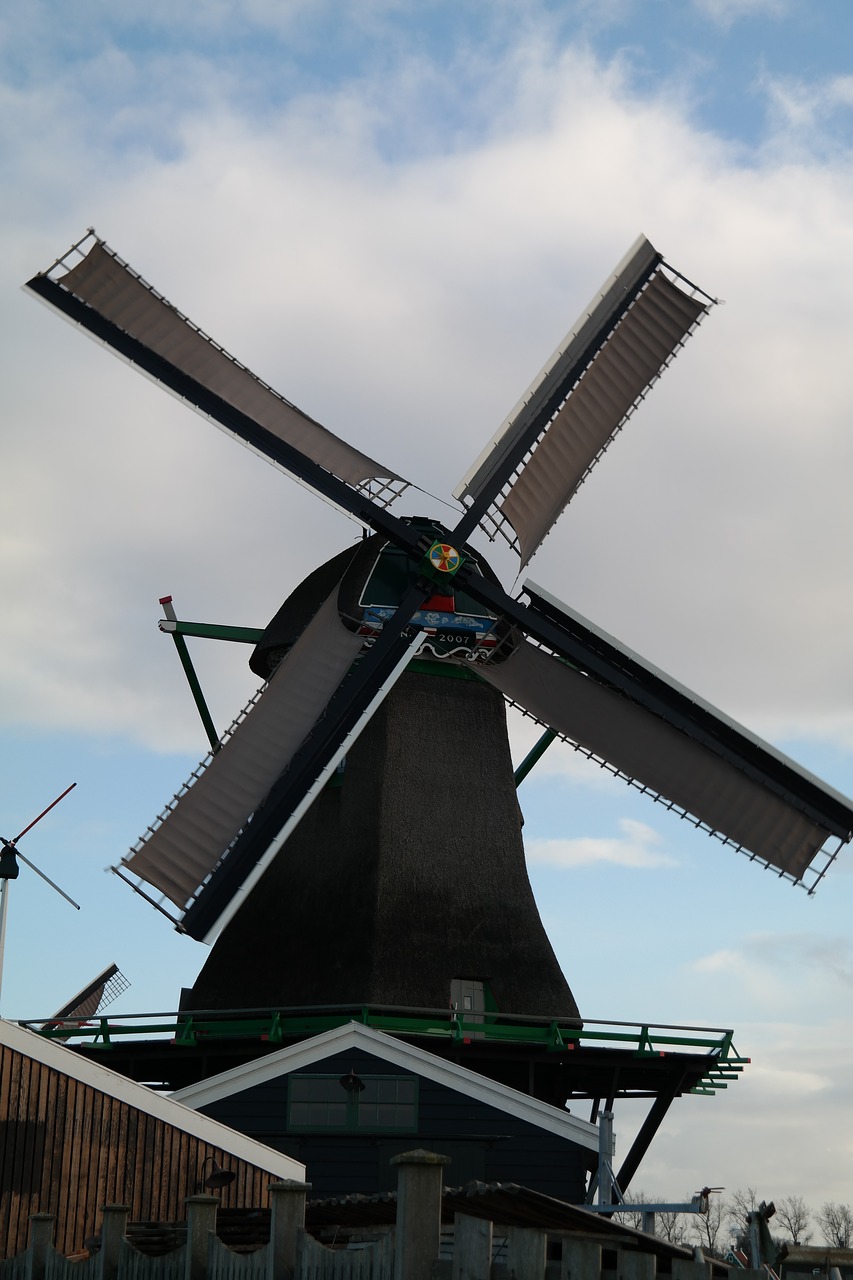 Image - windmill sky sail wing wind