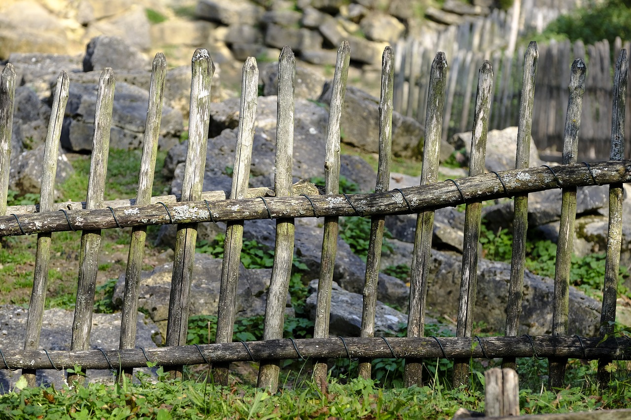 Image - fence separation gate wood fence