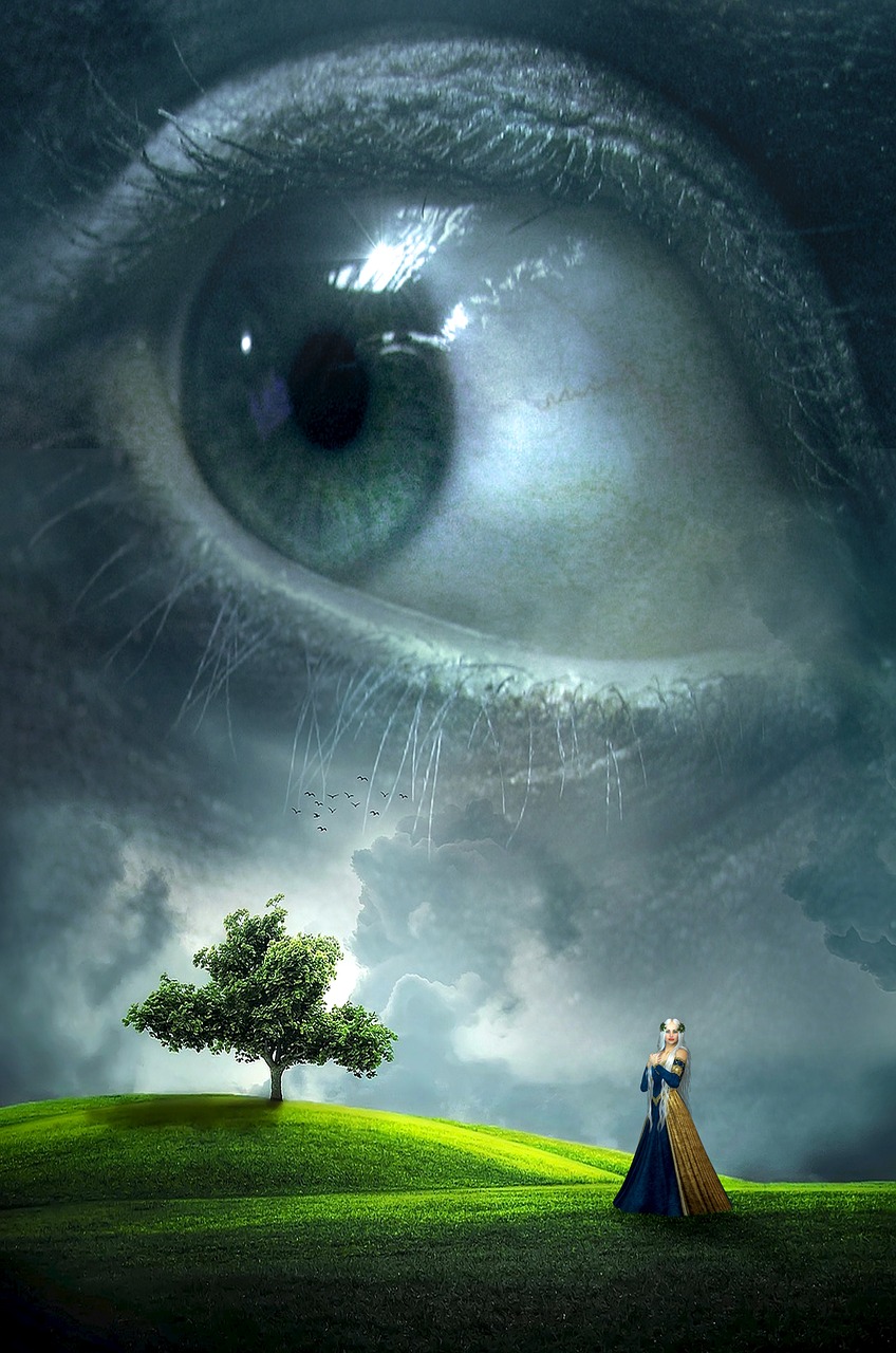 Image - fantasy book cover eye landscape