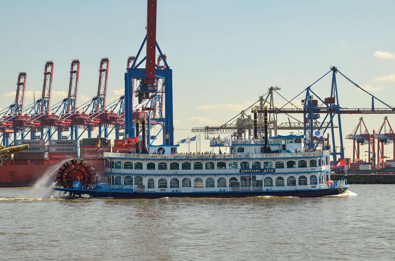 Image - hamburg port elbe hanseatic city