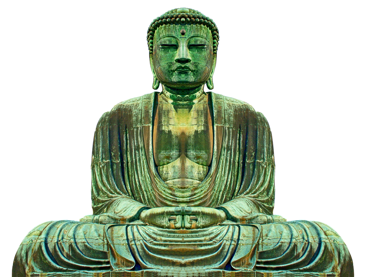 Image - buddha pray figure copper temple